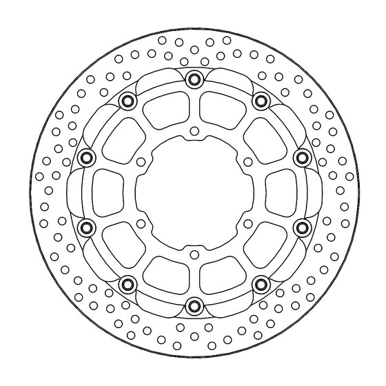 GSX-R 1000 (2001 - 2021) halo t-floater brake rotor | MOTO-MASTER