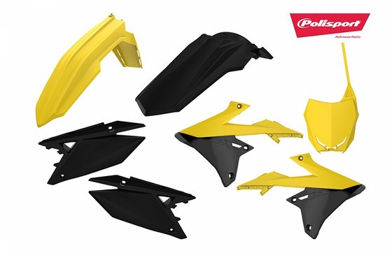 RM Z 450 (2018 - 2021) yellow and black body kit for rmz18-19 | POLISPORT