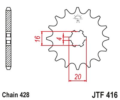 RM85 (1984 - 2013) front sprocket | JT Sprockets