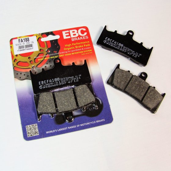 GSX-R 125 (2017 - 2023) british made organic fa series brake pads | EBC