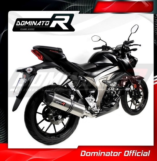 GSX-R 125 (2017 - 2019) exhaust full system silencer hp1 | Dominator