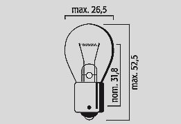 FL 125 ADDRESS (2009 - 2010) 12v 21w bau15s bulb (10 pack) | FLOSSER