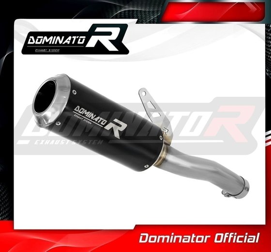 GSX R 600 (2008 - 2010) exhaust silencer gp black | Dominator