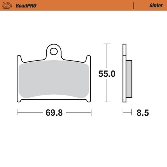 GSF 1200 BANDIT (1996 - 2006) sintered front brake pad | MOTO-MASTER