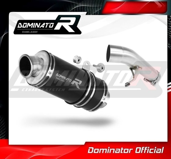 GSF 650 BANDIT (2007 - 2016) exhaust silencer muffler gp1 black | Dominator