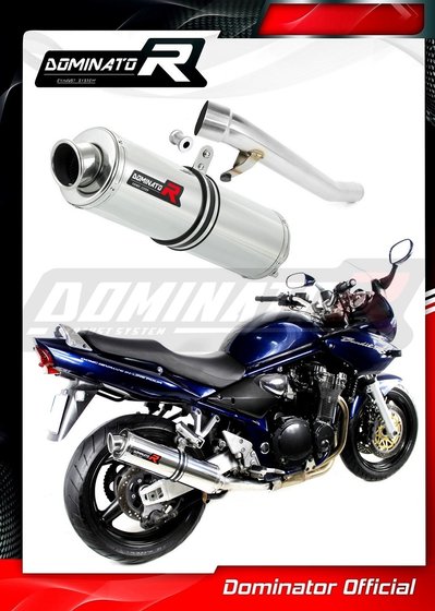 GSF 1200 BANDIT (2001 - 2005) exhaust silencer round | Dominator