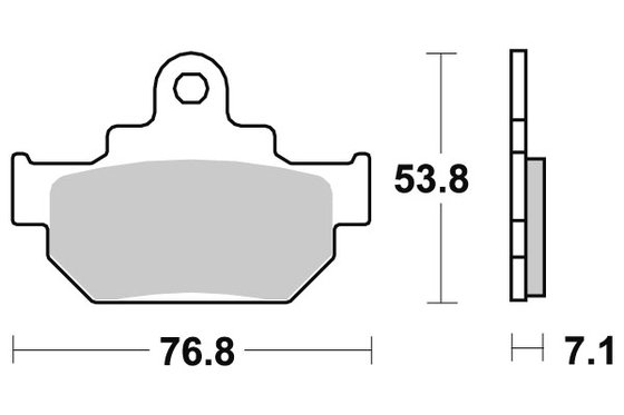 VL 125 INTRUDER (2000 - 2008) brakepads ceramic | SBS