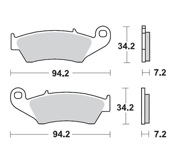 DR-Z 400 SM (2005 - 2012) sintered metal racing brake pads | MOTO-MASTER