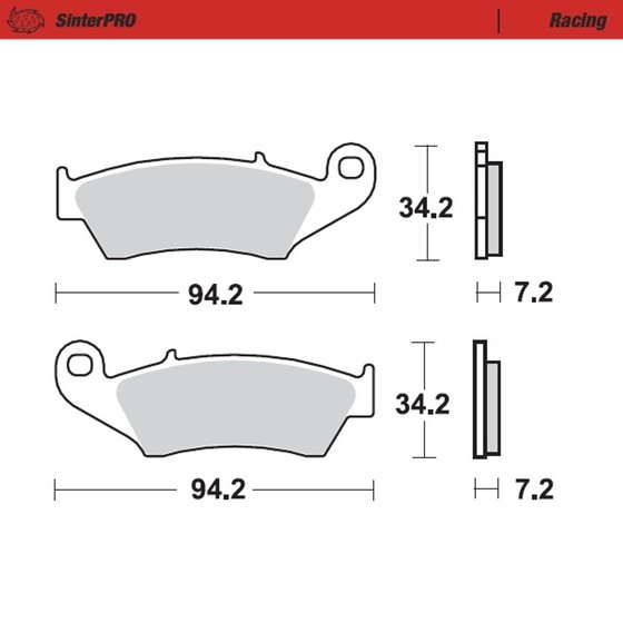 DR-Z 400 SM (2005 - 2012) sintered metal racing brake pads | MOTO-MASTER