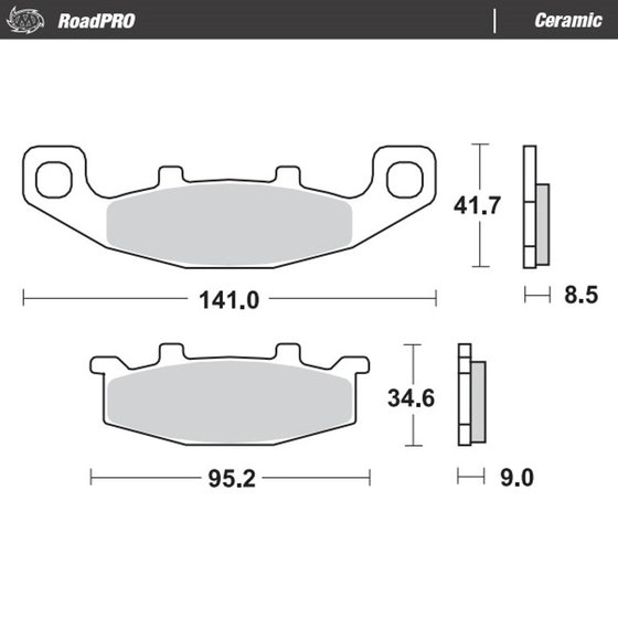 GS 500 E (1989 - 2007) ceramic brake pad | MOTO-MASTER