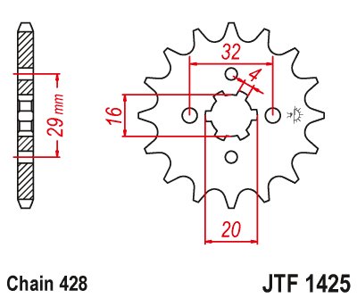 GSX-R 150 (2017 - 2022) steel front sprocket | JT Sprockets