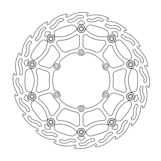 RM 250 (1989 - 2010) flame street brake rotor | MOTO-MASTER