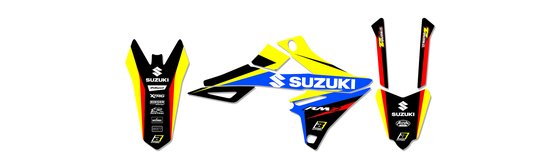 RM 125 (1996 - 2000) dream4 graphic kit for suzuki rm96-00 | BLACKBIRD RACING