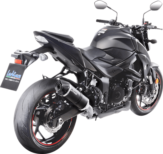 GSX S 750 (2017 - 2020) lv one evo carbon slip-on muffler | LEOVINCE