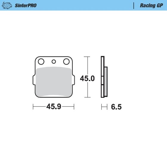 RM 125 (1975 - 2012) racing brake pad | MOTO-MASTER