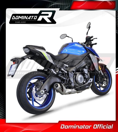 GSX-S 1000 GT (2021 - 2023) full exhaust system silencer gp + db killer | Dominator