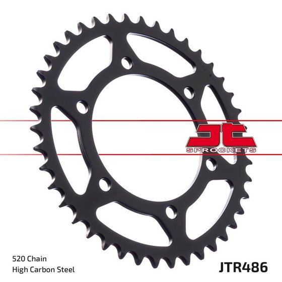 GSX-R 750 (2011 - 2022) black 42t rear sprocket - 520 pitch | JT Sprockets