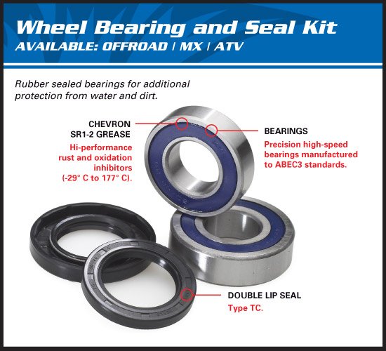 DL 650 V-STROM XT (2017 - 2021) wheel bearing kit front | All Balls