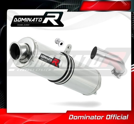 DL 1000 V-STROM (2014 - 2016) homologated exhaust silencer round | Dominator