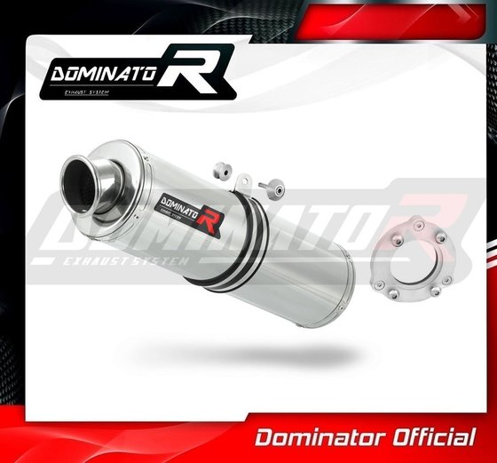 GSX-R 1000 (2001 - 2004) exhaust silencer muffler bolt-on st | Dominator