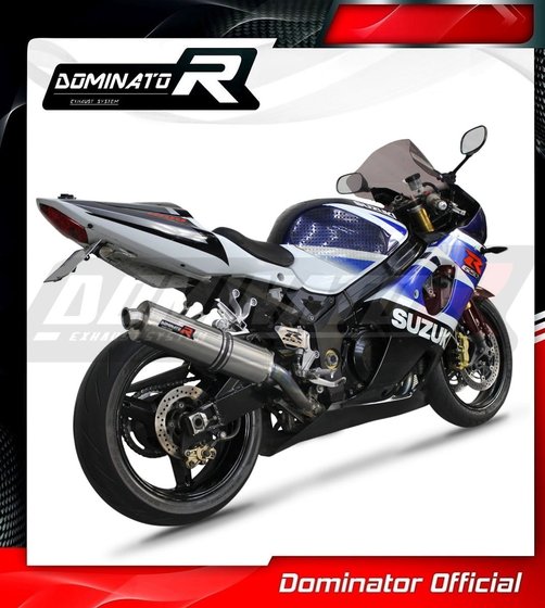 GSX-R 1000 (2001 - 2004) exhaust silencer muffler bolt-on st | Dominator