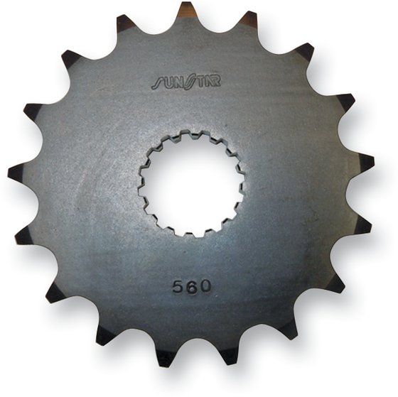 GSX-R 1000 (2009 - 2016) 18t 530 pitch black steel front sprocket | SUNSTAR SPROCKETS