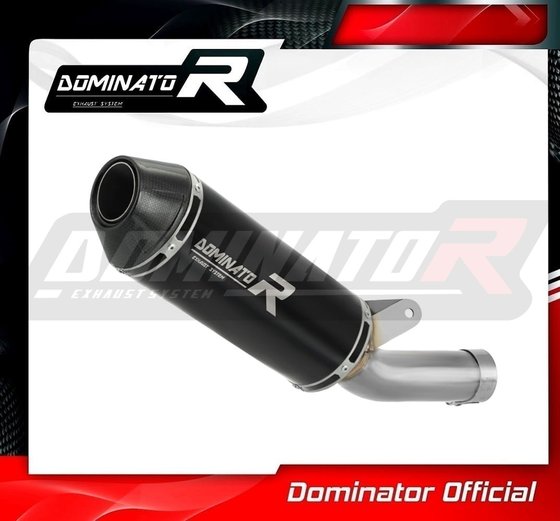 GSX-R 750 (2008 - 2010) exhaust silencer hp3 black low level | Dominator