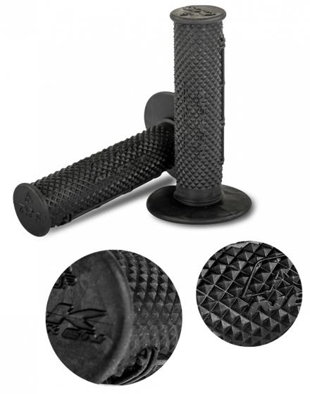 RM 250 (1985 - 2004) black diamond rubber grips | NEKEN