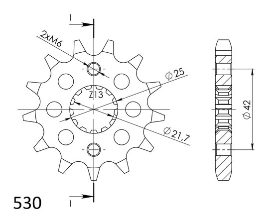 GSX-R 750 (1988 - 1997) supersprox / jt front sprocket 513.15 | Supersprox