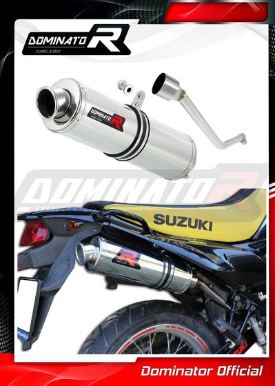 DR 125 (1970 - 2022) exhaust silencer round | Dominator