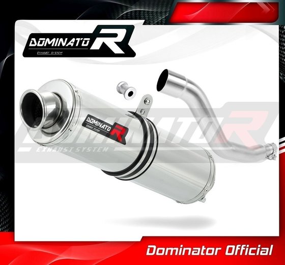 DR 125 (1970 - 2022) exhaust silencer round | Dominator