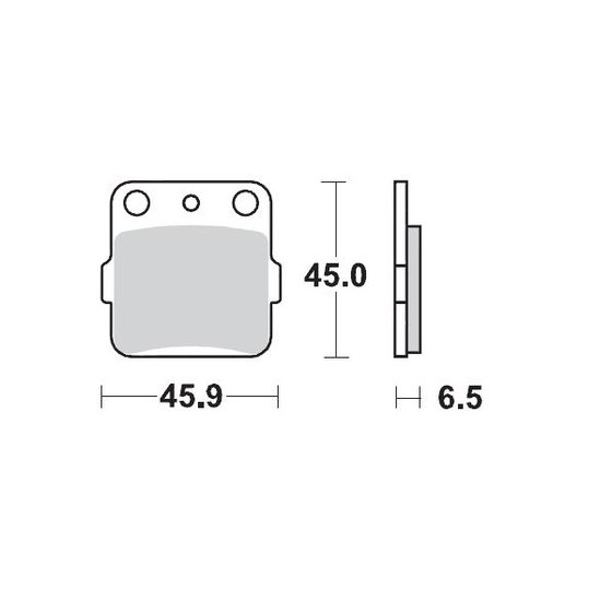 LT F 250 (1985 - 1986) sintered metal racing brake pads | MOTO-MASTER