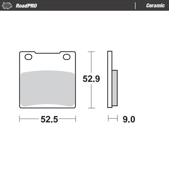 GSX-R 1100 (1986 - 1992) ceramic brake pad | MOTO-MASTER