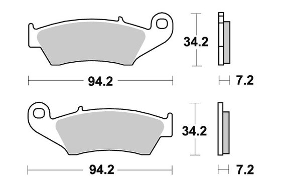 RM Z 450 (2005 - 2023) brakepads ceramic | SBS