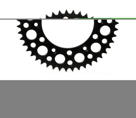 RM 125 (1988 - 2012) aluminum rear sprocket - 50 teeth, black | RENTHAL