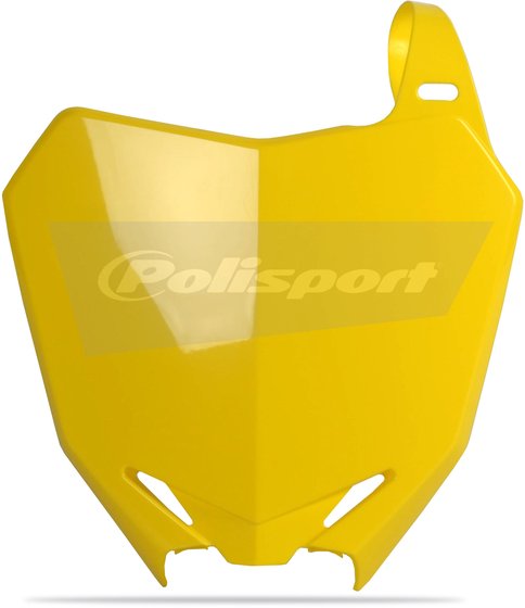 RM Z 450 (2008 - 2015) yellow number plate for suzuki rmz250 10-18/450 08-17 | POLISPORT