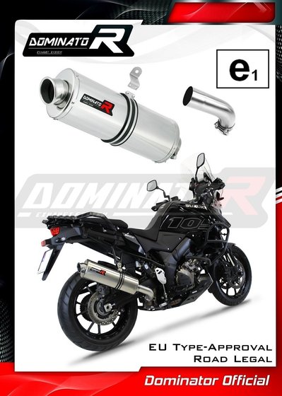 DL 1050 V-STROM XT (2020 - 2022) eu approved exhaust silencer ov | Dominator