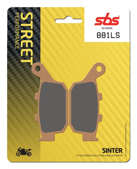 SV 650 X (2018 - 2023) brakepads sintered rear | SBS