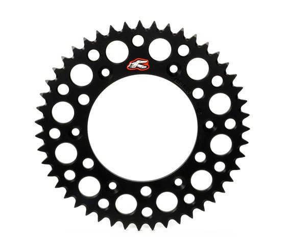 RM Z 250 (2004 - 2006) aluminum rear sprocket - 49 teeth, black | RENTHAL