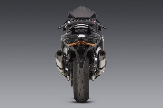 GSX 1300 R HAYABUSA (2021 - 2022) yoshimura hayabusa 2022 race r-77 dual stainless slip-on exhaust, w/ stainless m | Yoshimura