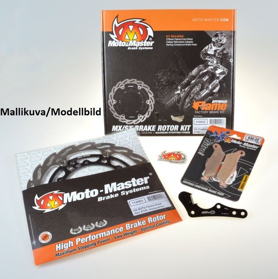 RM 125 (1996 - 2010) front brake kit with 270mm floating rotor and pads | MOTO-MASTER