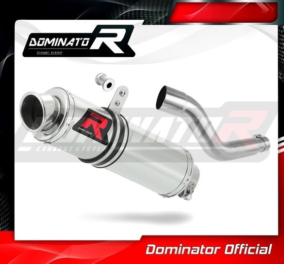 DR 350 (1990 - 1999) exhaust silencer round + db killer | Dominator