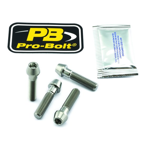 GSX-R 1000 R (2017 - 2021) titanium front axle pinch bolt kit | PRO BOLT