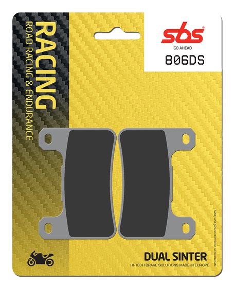 GSX-R 750 (2004 - 2010) sbs brakepads dual sinter | SBS