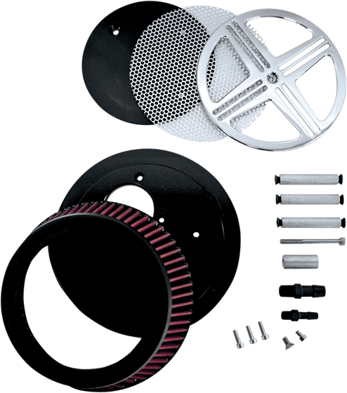 M 109 R2 BOULEVARD (2008 - 2010) big air chrome air cleaner kit | BARON