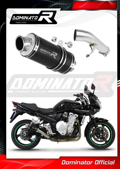 GSF 1250 S BANDIT (2007 - 2016) exhaust silencer muffler gp1 black | Dominator