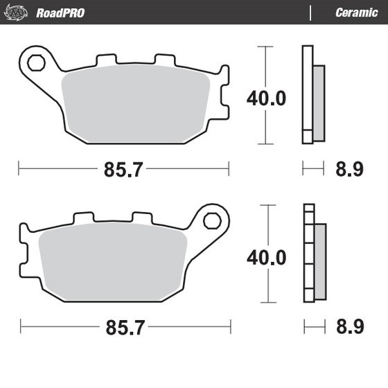 DL 250 V-STROM (2017 - 2020) ceramic brake pad | MOTO-MASTER