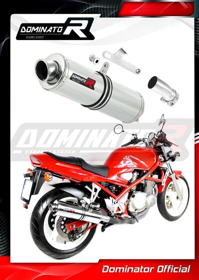 GSF 400 BANDIT (1991 - 1995) exhaust silencer round | Dominator