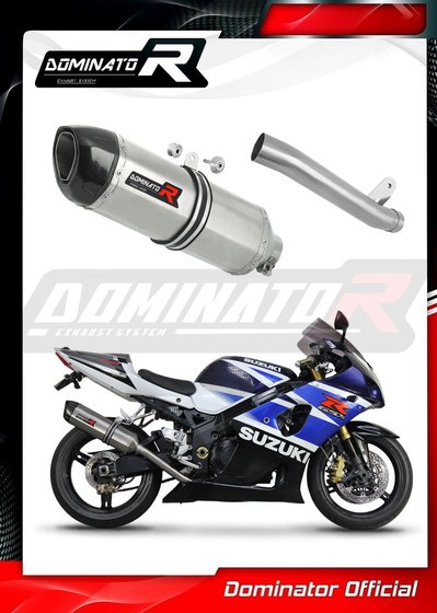 GSX-R 1000 (2001 - 2004) exhaust silencer muffler slip-on hp1 | Dominator