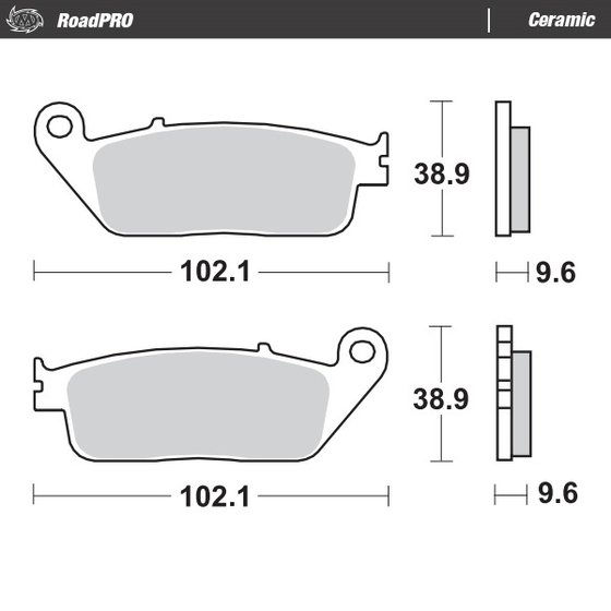 GW 250 (2012 - 2016) ceramic brake pad | MOTO-MASTER